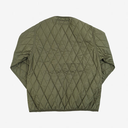 Iron Heart - IHJ-118 Collarless Lightweight Quilted Jacket - Olive