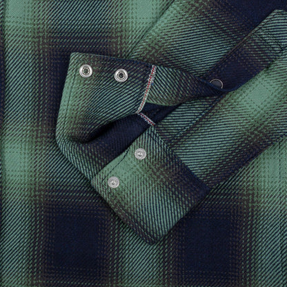 Iron Heart - IHSH-348-Grn Ombré Check