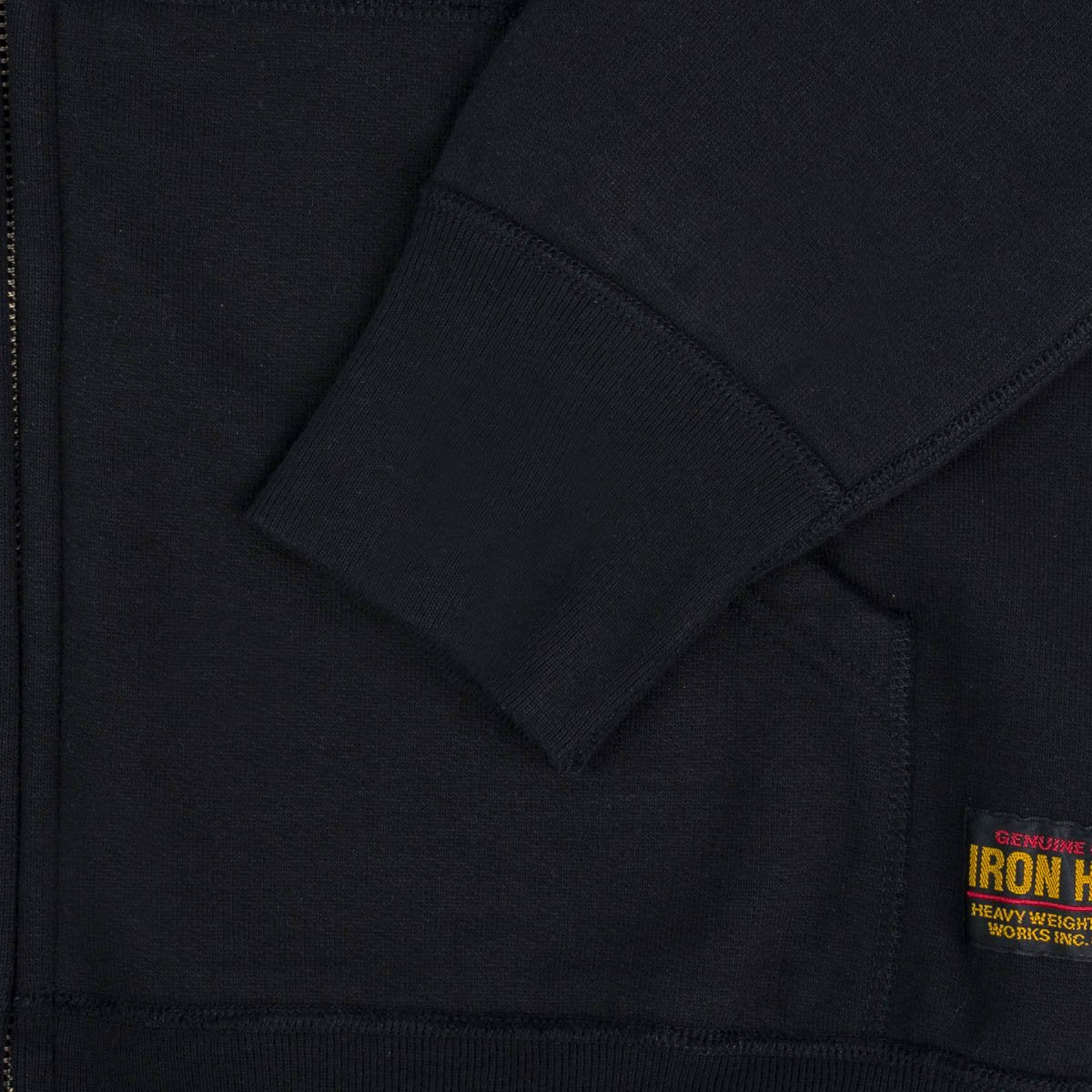 Iron Heart - Ihsw-65-blk Ultra Heavy Zip Hoodie Black