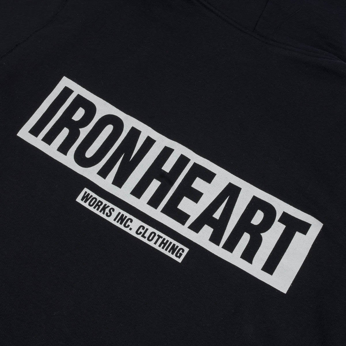 Iron Heart* Collarless Lightweight Quilted Jacket - Black L