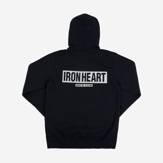 Iron Heart - Ihsw-65-blk Ultra Heavy Zip Hoodie Black