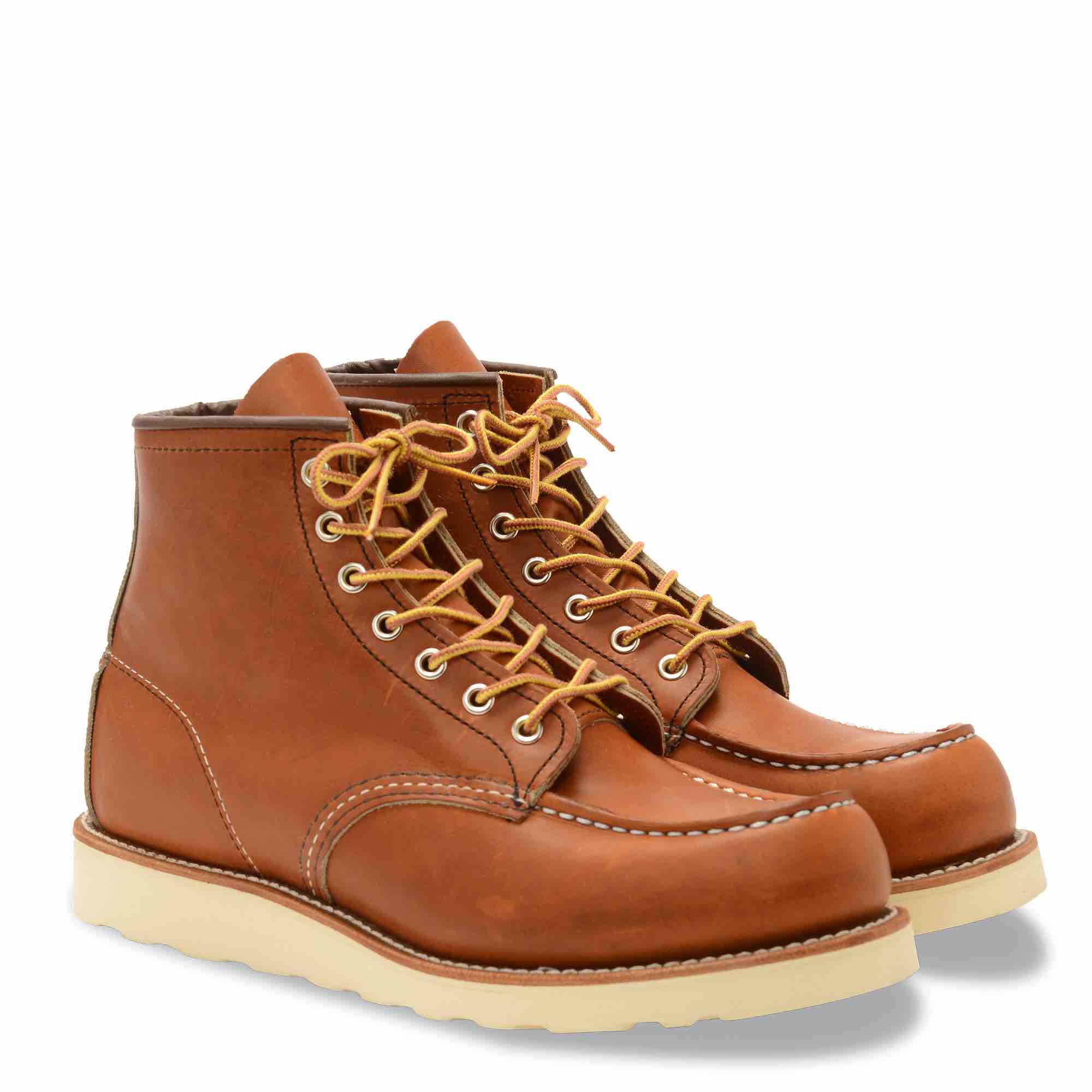 Moc toe shop boots red wing