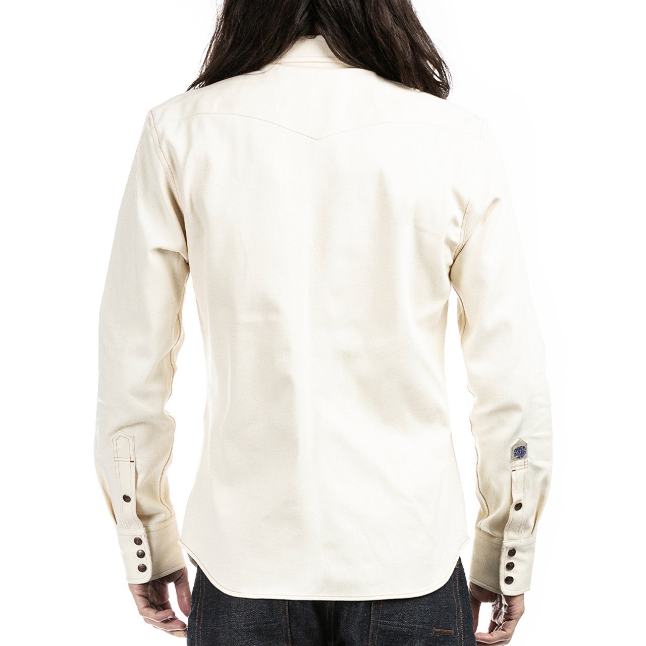 Indigofera - Ryman White Denim Shirt Japanese Denim