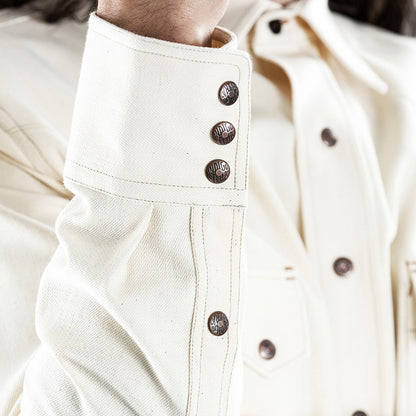 Indigofera - Ryman White Denim Shirt Japanese Denim