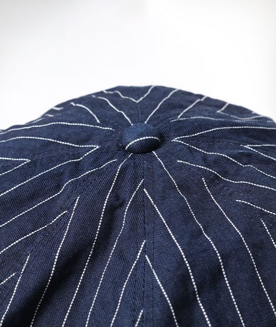 Japan Blue - Casquette Hickory Stripe