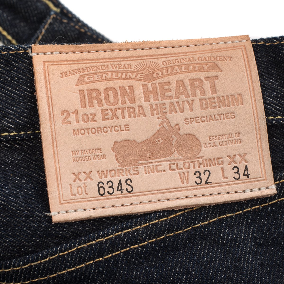 Iron Heart - 634S Indigo 21oz