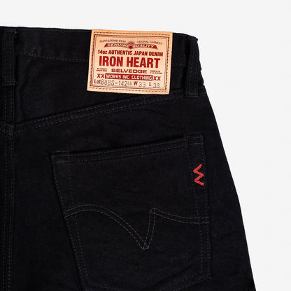 Iron Heart - 888S-142bb Black 14oz