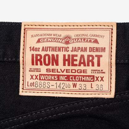 Iron Heart - 888S-142bb Black 14oz