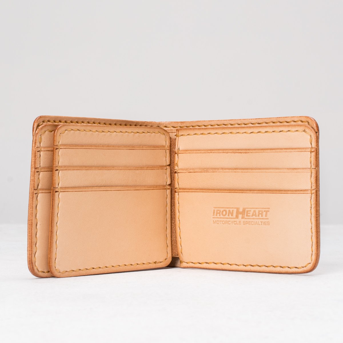 Iron Heart - Wallet- IHG-035 Calf Folding Wallet - Tan