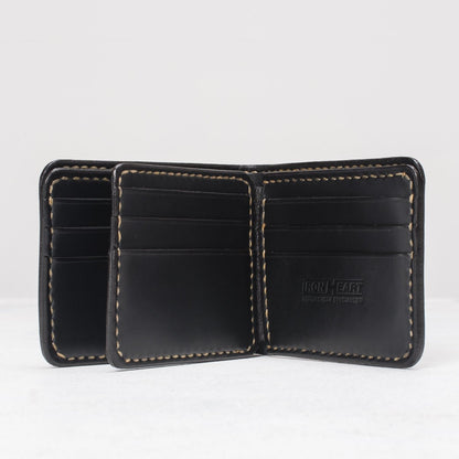 Iron Heart - Wallet- IHG-035 Calf Folding Wallet - Black