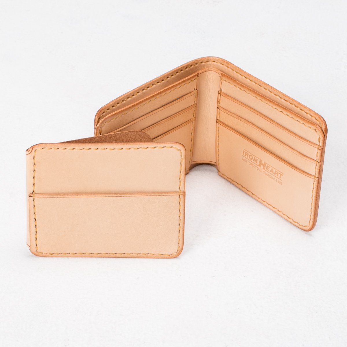 Iron Heart - Wallet- IHG-035 Calf Folding Wallet - Tan