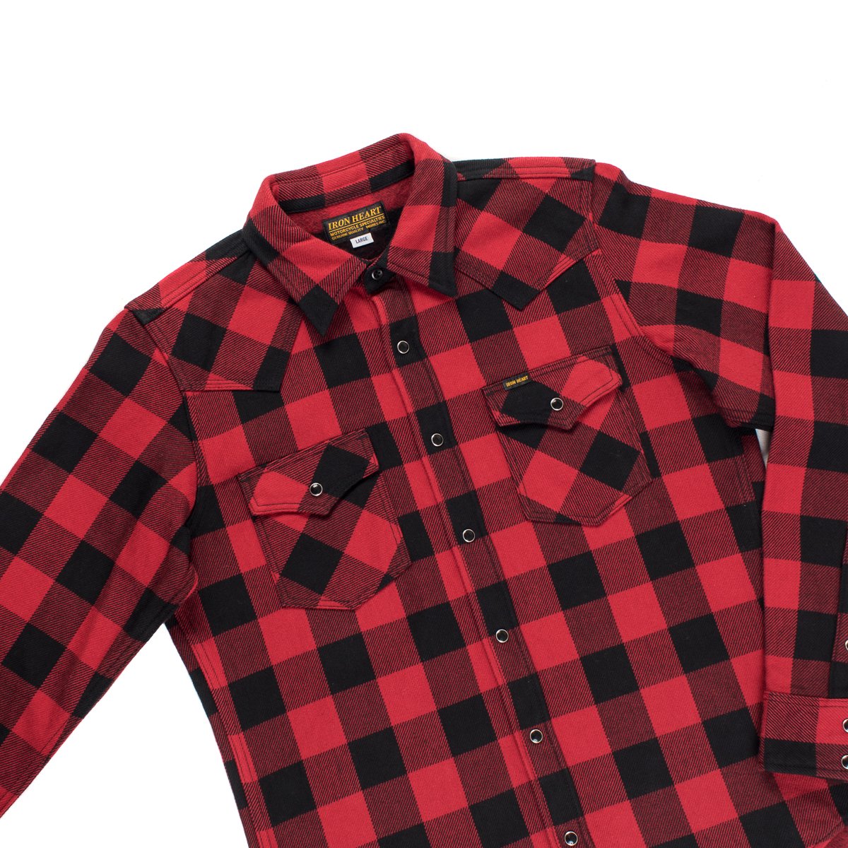 Iron Heart IHSH-232-Red Buffalo Check Western – Brund