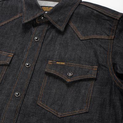 Iron Heart - IHSH-33 Black 12oz denim
