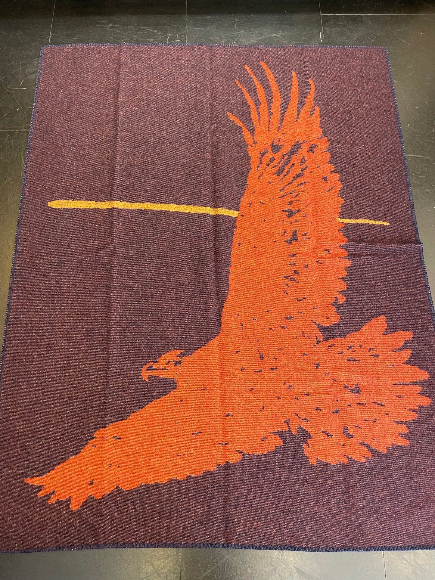 Indigofera - Eagle Blanket (orange/navy/wine)