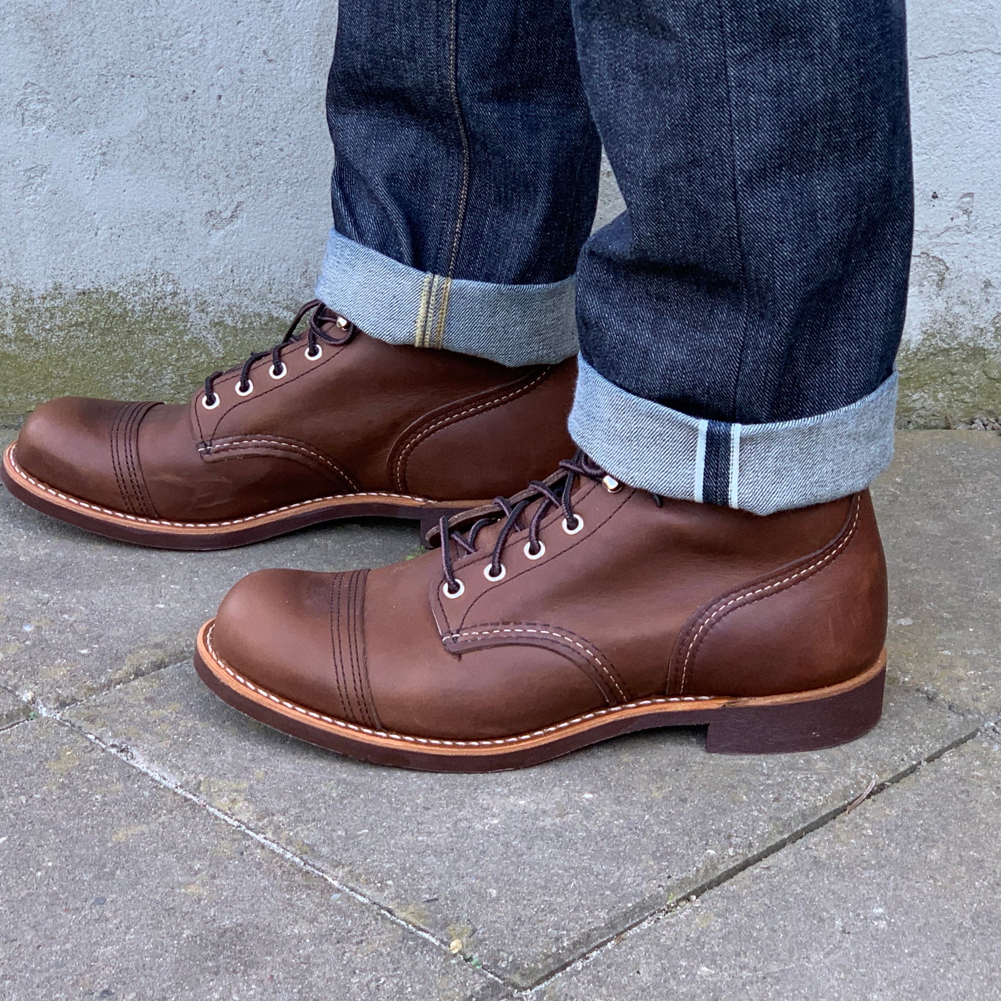 Red Wing 8111 Mini-Lug Iron Ranger (Amber Harness) – Brund
