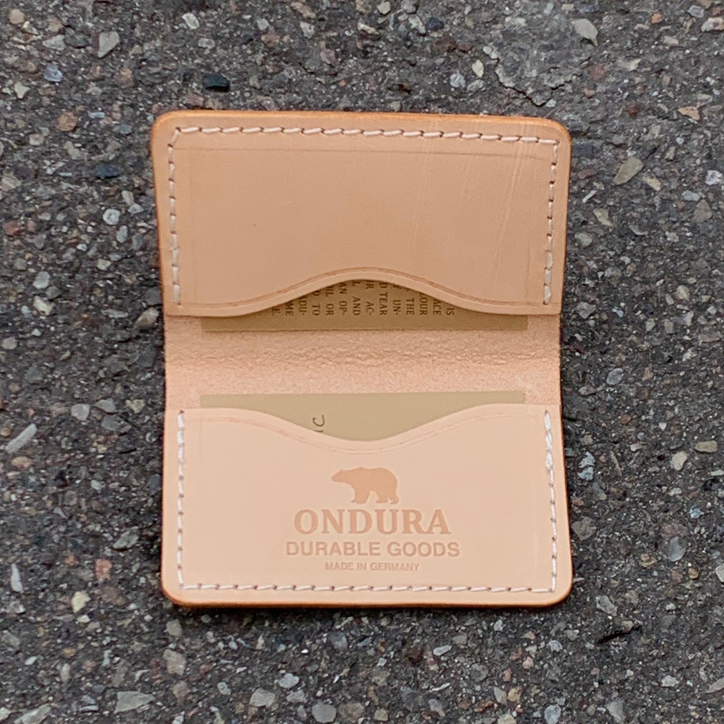 Ondura - Classic Card Wallet Tan