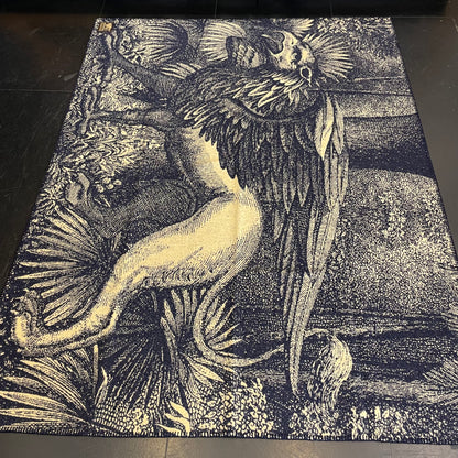 Indigofera - Gryphon Talon Blanket (Navy-Yellow)