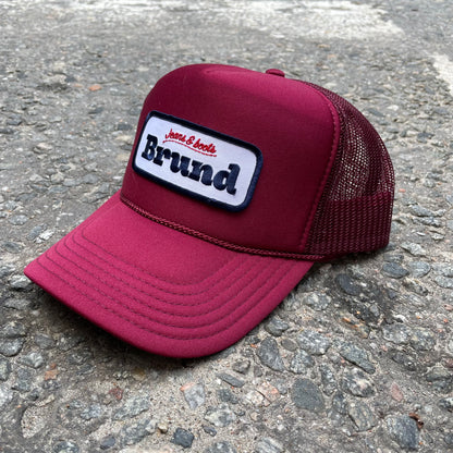 Brund - Logo Mesh Cap Maroon