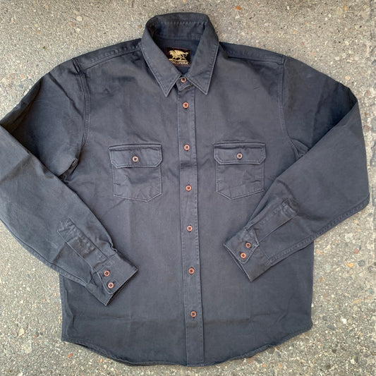 Indigofera - Alamo Marshall Black Twill Shirt