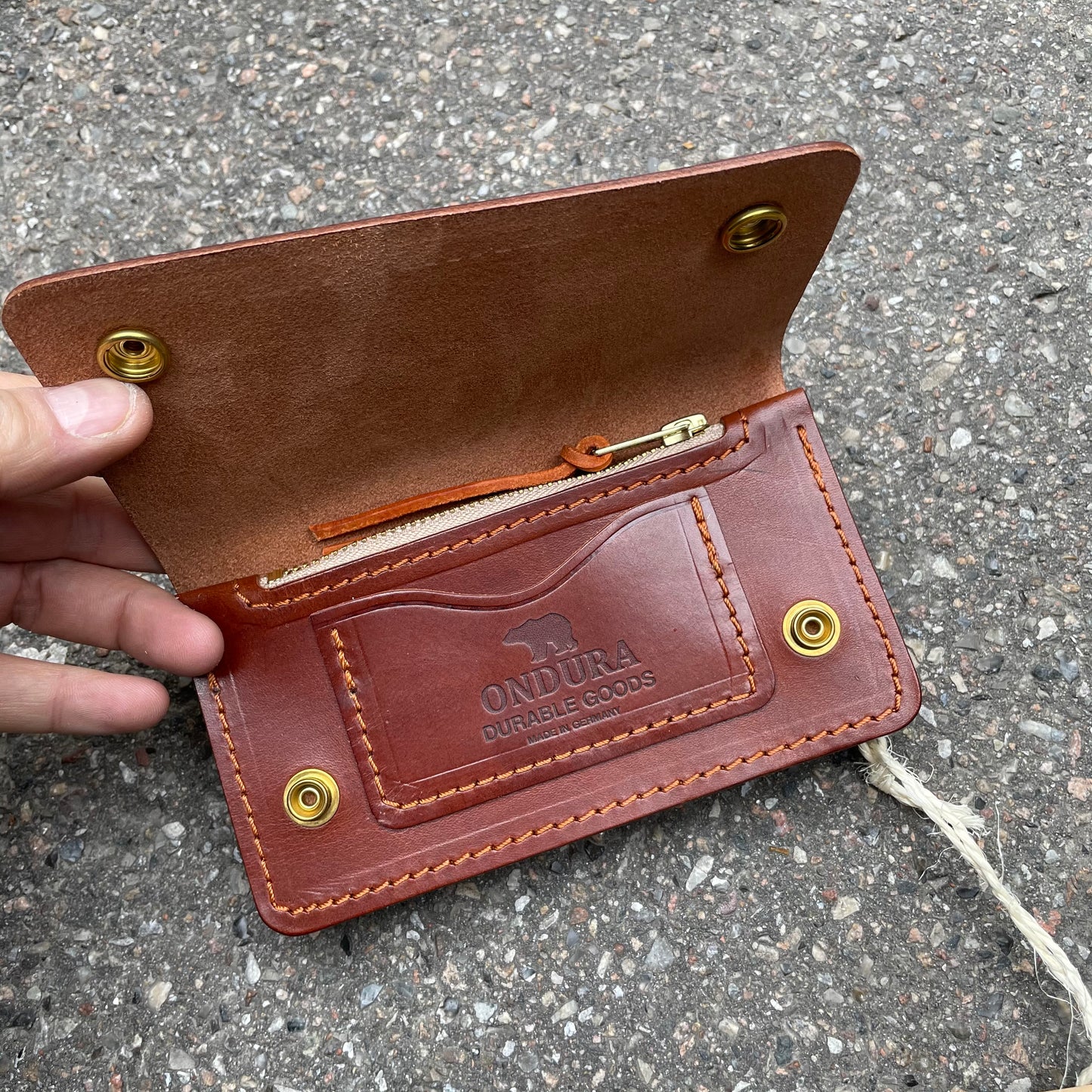 Ondura - Classic Biker Wallet Brown