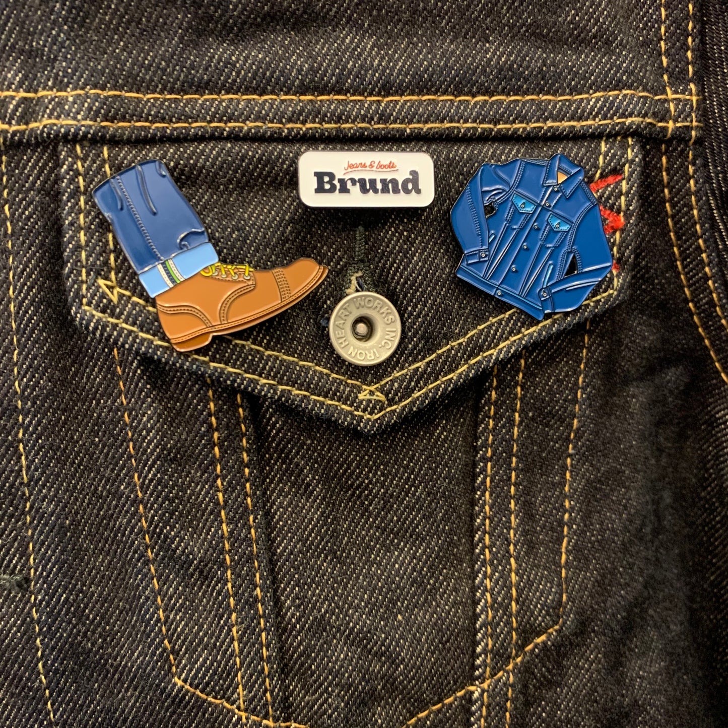 Brund Jeans & Boots Pin Set vol 2