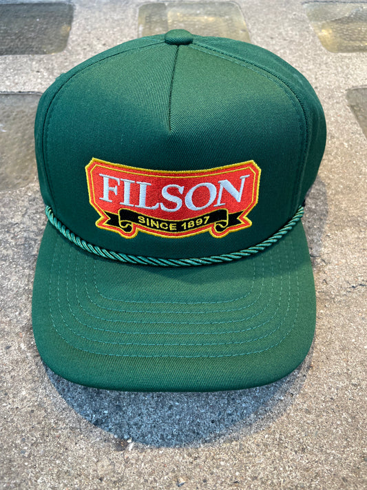 Filson - Cap, Harvester Spruce Green Ribbon