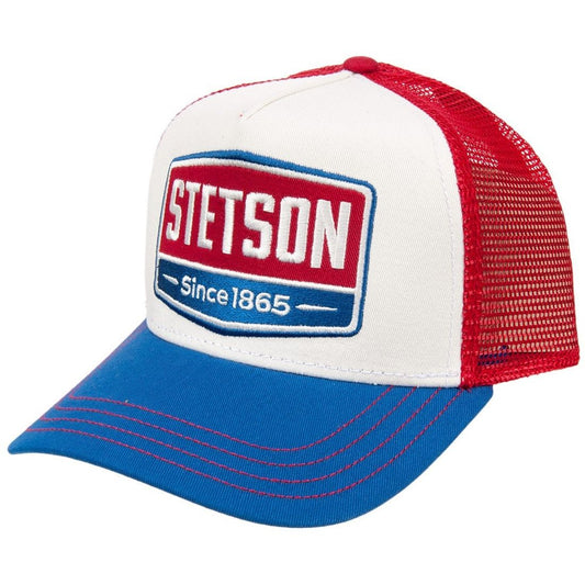 Stetson - Trucker Cap Gasoline Blue-Red