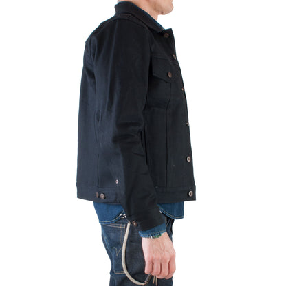 Tellason - Japanese Selvage Denim Jacket, 13.5 oz (Black) - Brund - 3